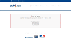 Desktop Screenshot of pdb-avocats.com
