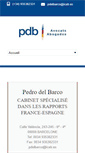 Mobile Screenshot of pdb-avocats.com